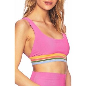 SET Beach Riot Clementine Ribbed Sport Bra + matching Sadie leggings